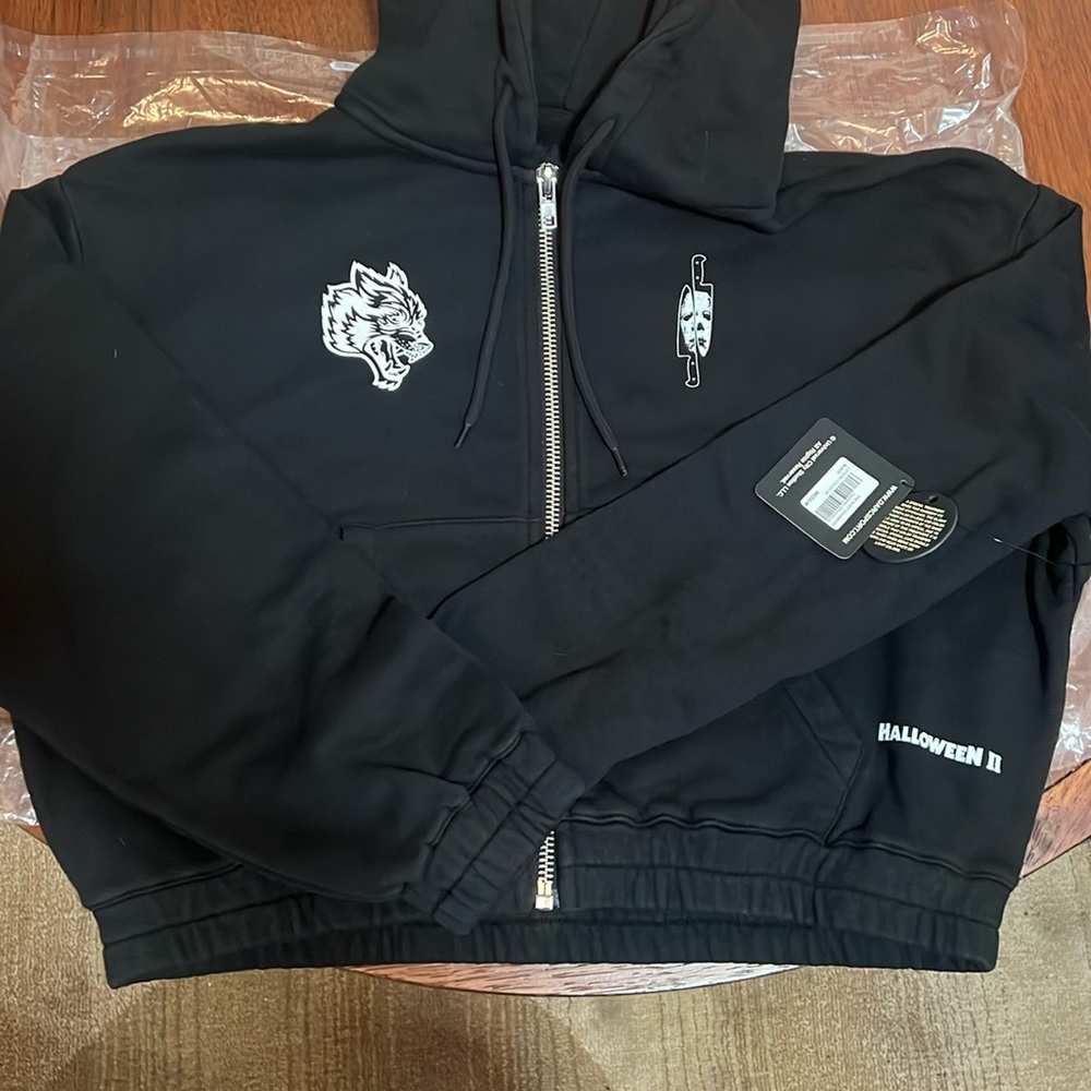 Darc sport crop zip hoodie